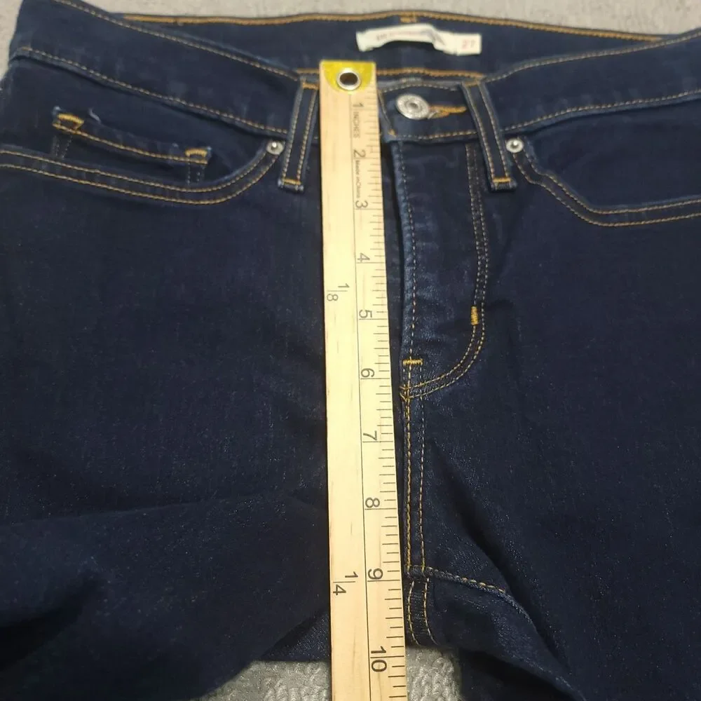Levis 311 Shaping Skinny Jeans Womens Size 27 Mid Rise Blue Stretch Denim Pants